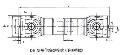 DH型短伸縮焊接式萬向蜜桃视频APP下载入口