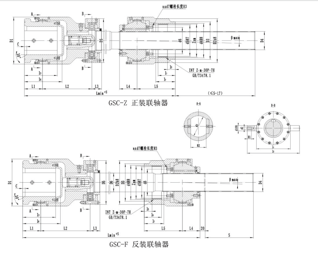 GSC  型貫穿式鼓形齒式蜜桃视频APP下载入口